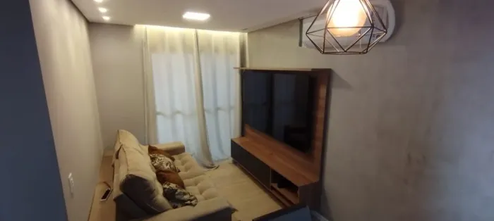 Apartamento à venda em Hortolândia-SP, Jardim Santo Antônio: 2 quartos, 1 suíte, 2 salas, 