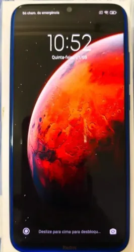 Xaomi redmi note 8 azul, 4gb memória e 64gb armazenamento todo bom