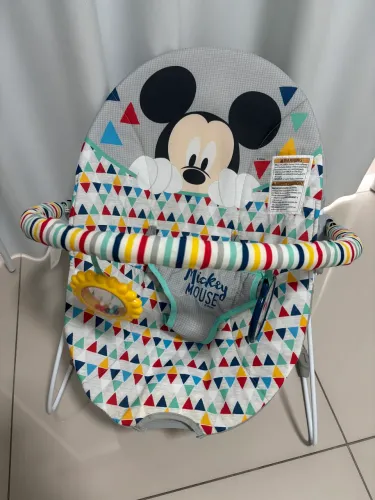 Cadeirinha descanso bebê Mickey 