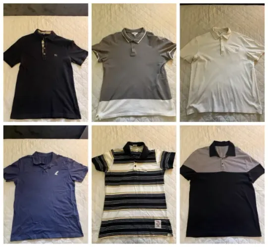 Camisetas e camisas variadas
