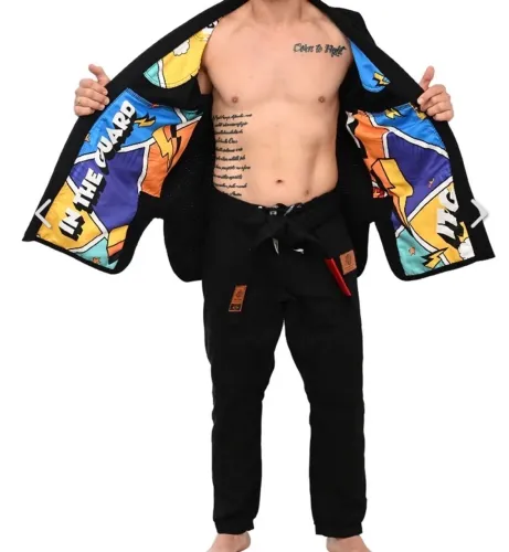 Kimono In The Guard Pro Colors Preto
