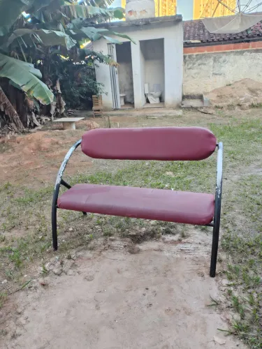 Lavatório, cadeira e banco de cabeleireiro (a).