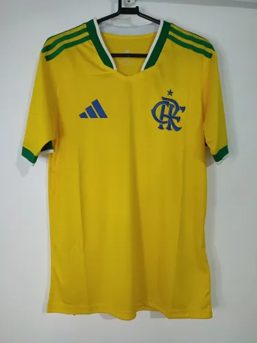 Camisa do Flamengo Amarela Especial 2026 Tamanho P Camisa de Time Lançamento 2026