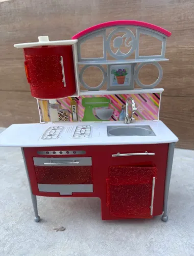 cozinha barbie mattel original, playset vintage.