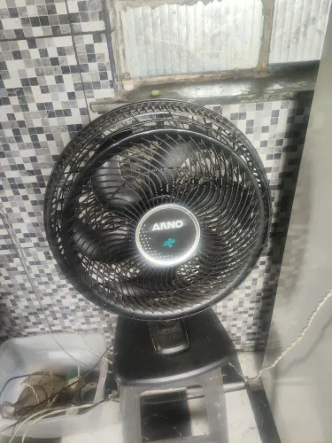 Ventilador Arno turbo silencie force 40cm 6 pás vento forte e morro silencioso