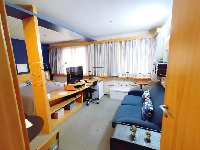 Flat com 02x dorms no Jd Paulista, próximo ao Shopping Pamplona, av 9 de Julho e Av Paulis
