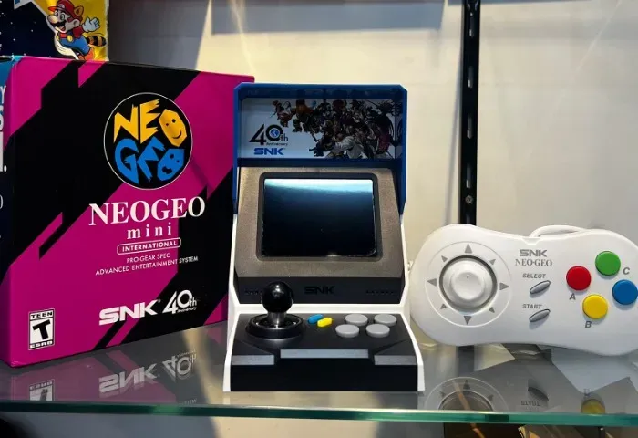 Neo Geo Mini edição aniversário + Controle e adaptador HDMI