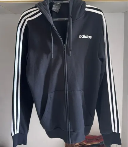 moletom zíper adidas original - p 