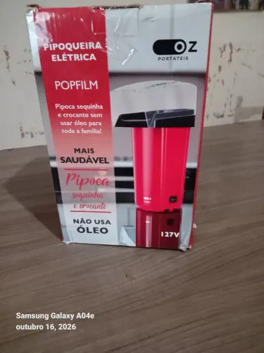 PIPOQUEIRA ELÉTRICA POPFILM 127 V NÃO USA ÓLEO