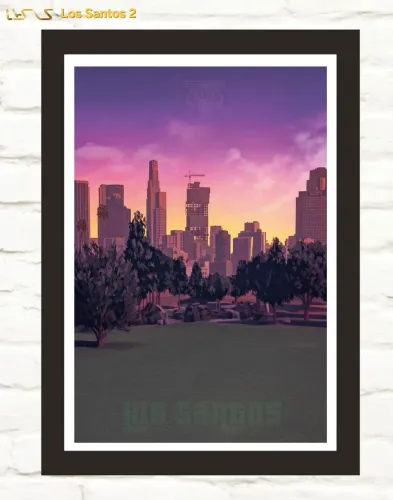 quadro LOS SANTOS de GTA 5