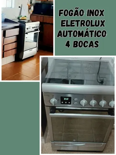 FOGÃO BOSCH INOX ACENDEDOR AUTOMÁTICO 4 BOCAS