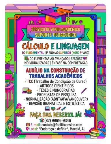 Aulas on line e presenciais
