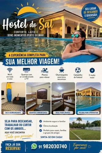 Hostel do Sal hospedagem em Salinópolis 