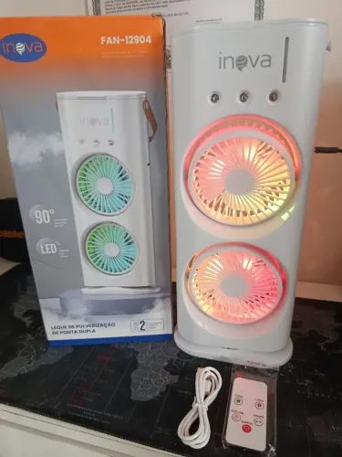 Climatizador de ar com ventilador duplo e controle remoto / MEGA PROMOÇÃO 