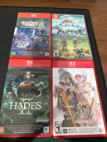Jogos Switch 1 e 2 lacrados e semi novos