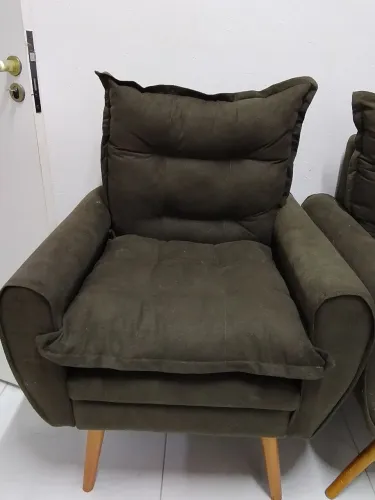 Vendo Poltronas Aveludada Marron