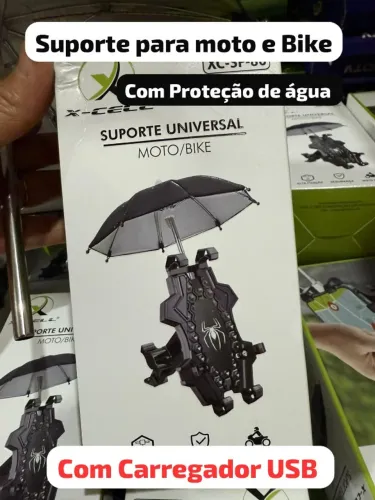 Suporte Para Moto e Bike Com Proteção água!