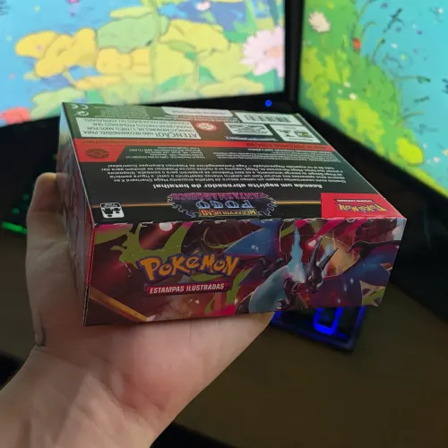 Booster Box Lacrada Copag - Fogo Fantasmagórico - Pokémon TCG