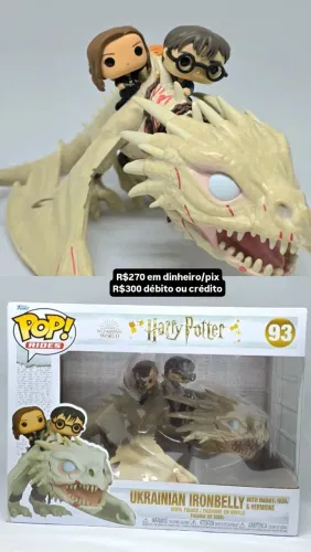 Funko Pop Ukrainian Ironbelly with Harry Potter, Ron & Hermione 93