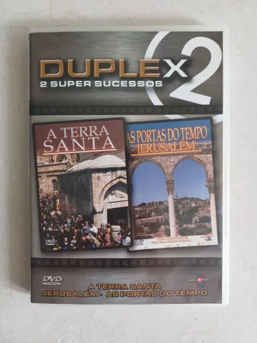 As portas do templo + A terra santa - DVD duplex seminovo