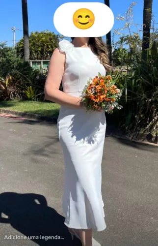Vestido casamento civil