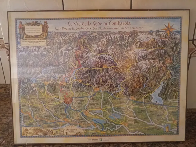 Mapa, le vie Della fede in lombardia