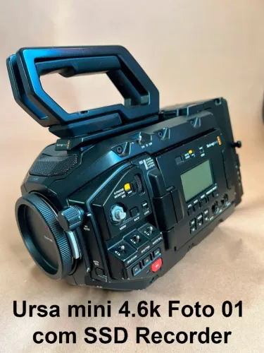 Kit Ursa mini 4.6k G1 + Kit 5 Lentes Rokinon