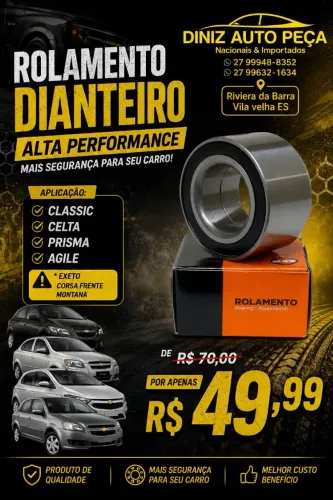 ROLAMENTOS DIANTEIRO PROMOÇÃO