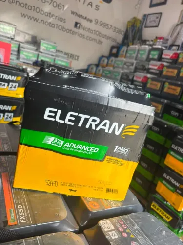Bateria ELETRAN 52AH - MODELO CIVIC