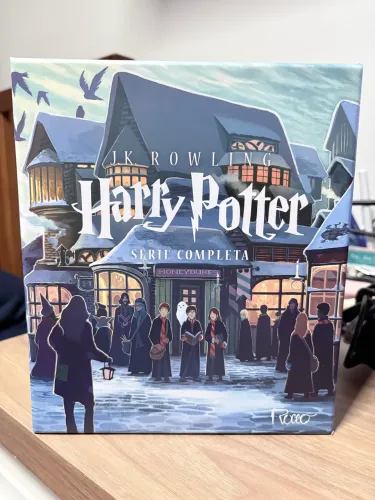 Box Harry Potter Scholastic - castelo (caixa azul)