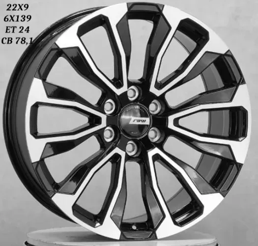 Rodas 22 GWM H9/ Ranger / Hilux /triton / s10