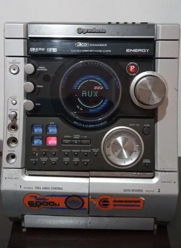 Micro System Gradiente As-m790 Raridade Sem Caixas Rj Entrego Ac Cartao.