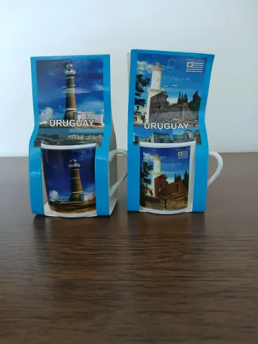 2 Pequena Xícaras de Café do Uruguai(Montevideu e Punta del Este)