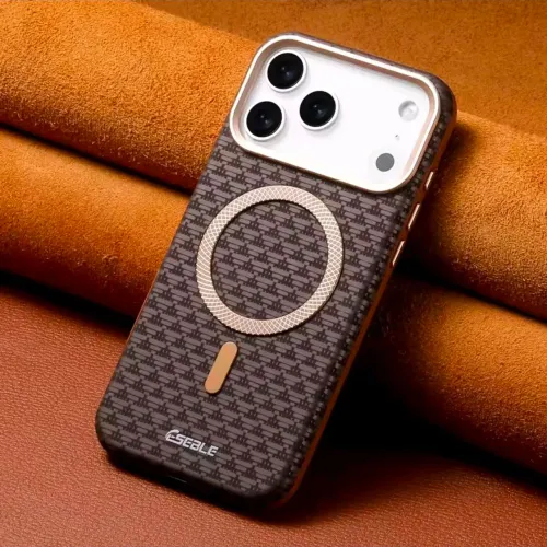 Capa Paris Carbono Vintage Premium P/ iPhone 14 Pro Max, 15 Pro Max, 16 Pro Max e 17 Pro M