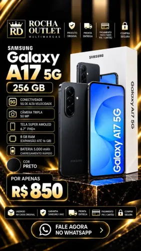 Galaxy a 17  256gb novo lacrado