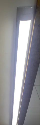 Kit 2 unid. Luminária Slim Linear Led Branco 4000K Branco morno