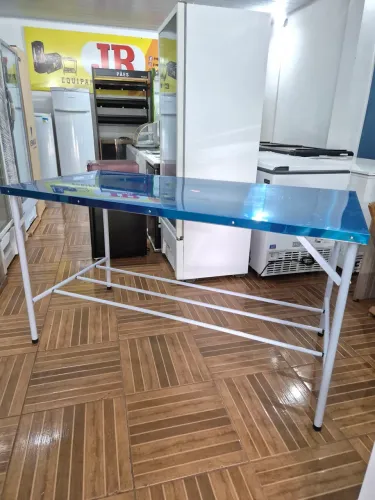 Mesa de inox Venâncio 1.60x 0.80