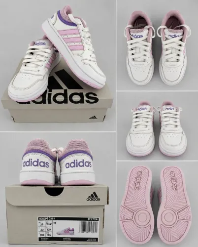 Adidas Hoops Lifestyle Basketball Couro<br><br>Tamanho 28