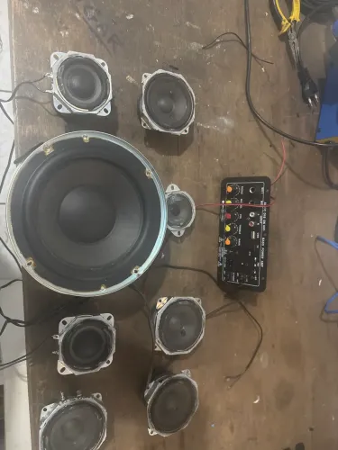 Vendo kit boombox artesanal.