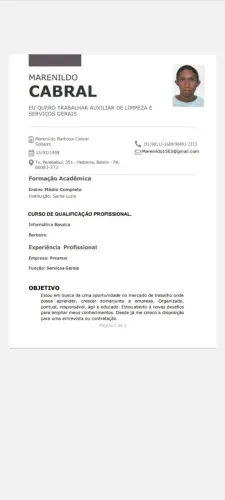 Auxiliar de limpeza e serviços gerais