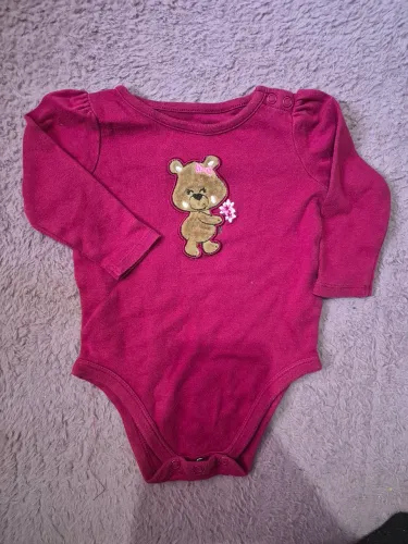 Body manga longa Garanimals, tamanho 6-9meses