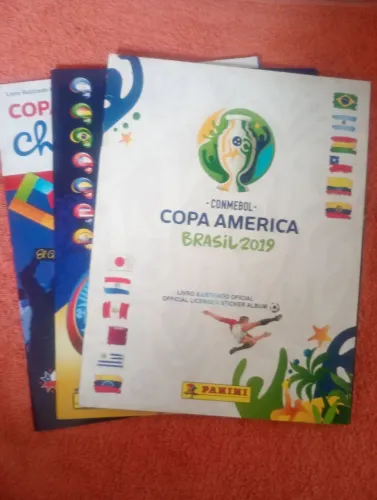 Lote Álbum Copa América Panini