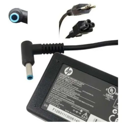 Fonte Para Hp Carregador 65w 19,5v Azul Fino