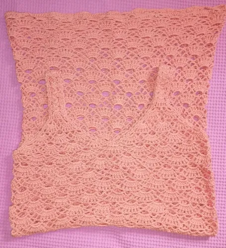 Vestido de crochê/Saída de praia
