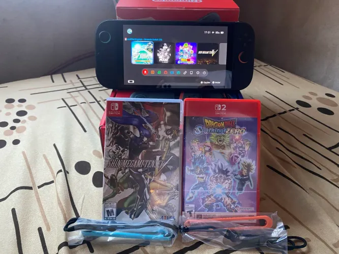 Nintendo switch 2 + 2 jogos
