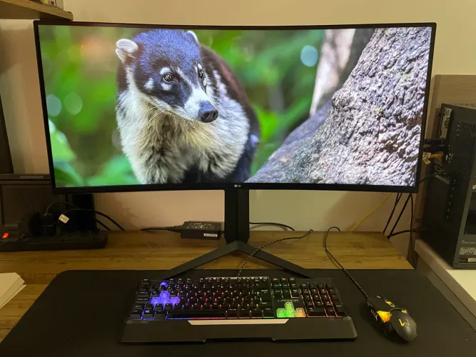 PC GAMER COM MONITOR GAMER ULTRAWIDE LG CURVO DE 34pol 