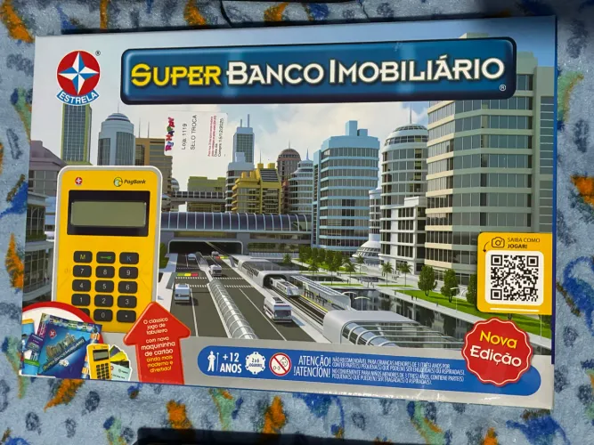 vendo jogo de tabuleiro banco imobiliário novo!!!