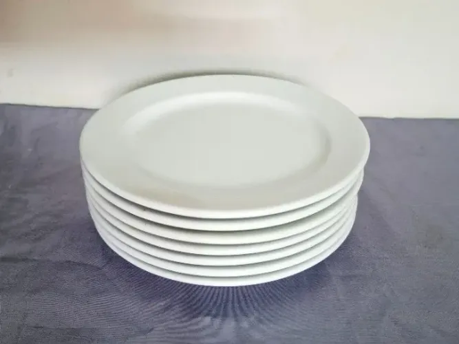 Conjunto 8 Pratos 19cm Porcelana Robalo Original Portuguesa