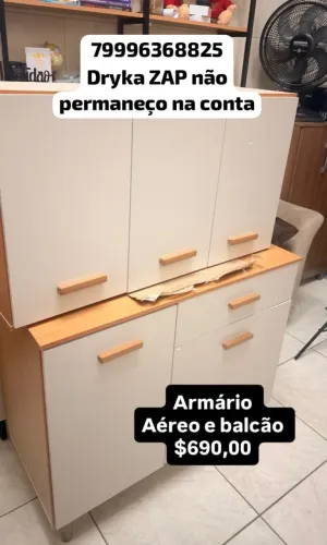 kit armario aereo com balcão