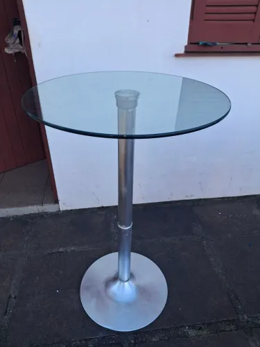 MESA BISTRÔ DE VIDRO 